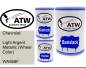 Preview: Chevrolet, Light Argent Metallic (Wheel Color), WA568F: 500ml Lackdose + 500ml Klarlack + 250ml Härter - Set, von ATW Autoteile West.